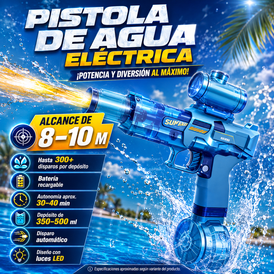 PISTOLA ELÉCTRICA AQUA-GLOCK