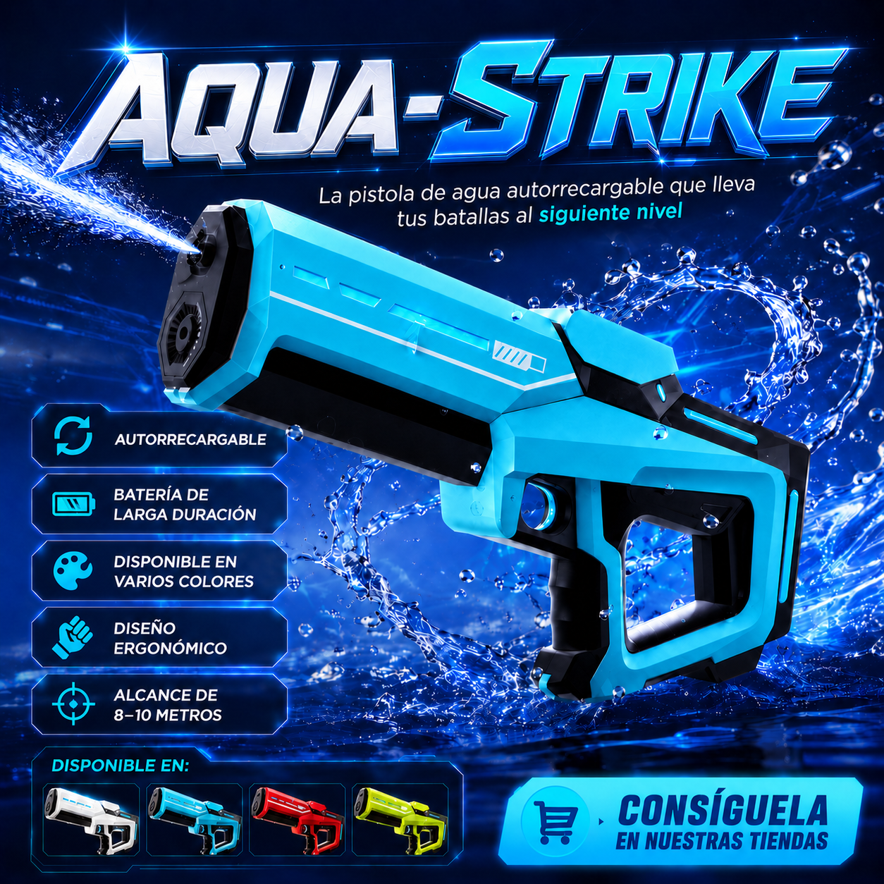 PISTOLA ELÉCTRICA AQUA-STRIKE